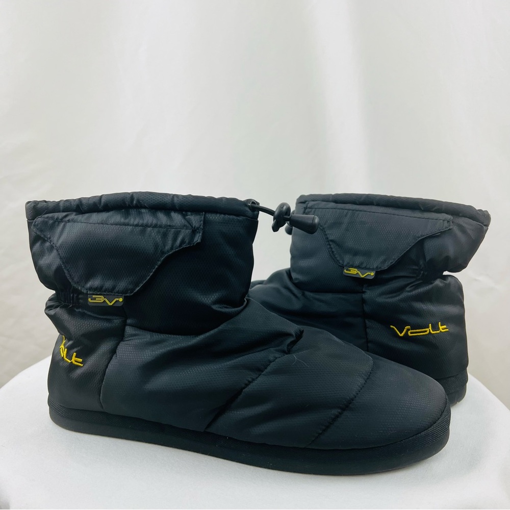 Volt Resistance Heated Slippers Black No Charger Batteries Thinsulate